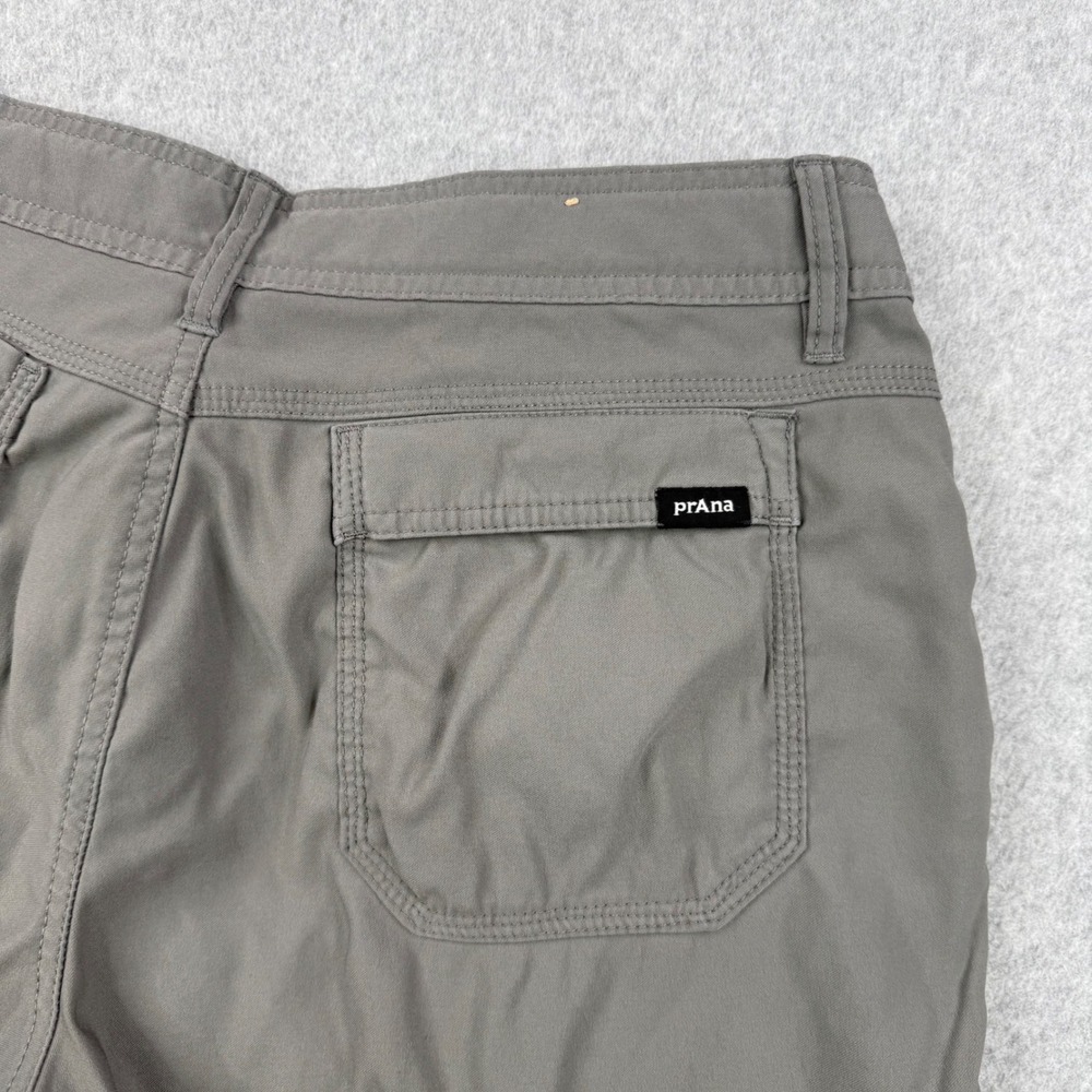 Prana Shorts Mens 33 Gray Zion Belted Cargo Hiking Outdoor Stretch Gorpcore - Picture 5 of 11